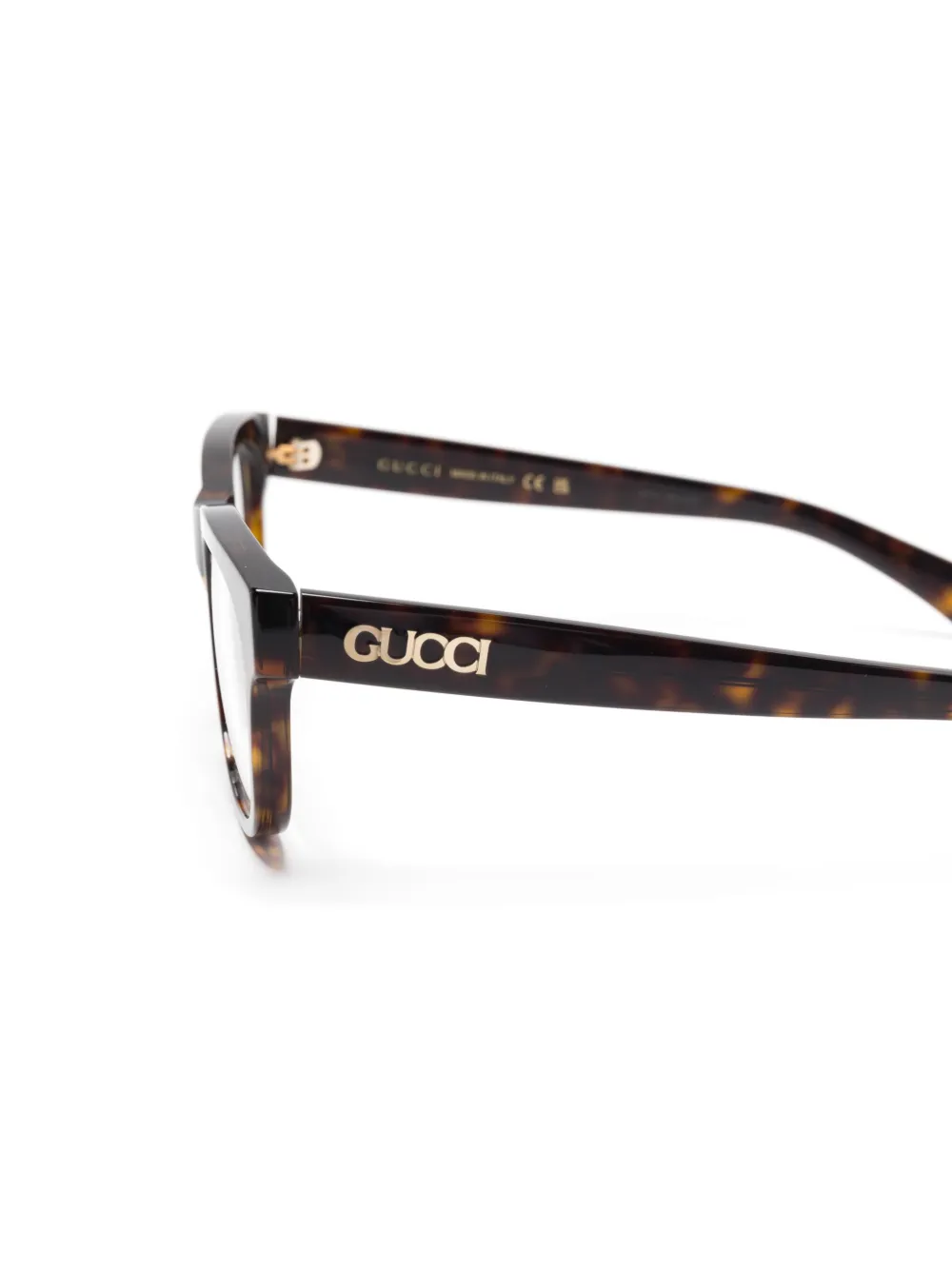 Gucci Eyewear Bril met vierkant montuur Bruin