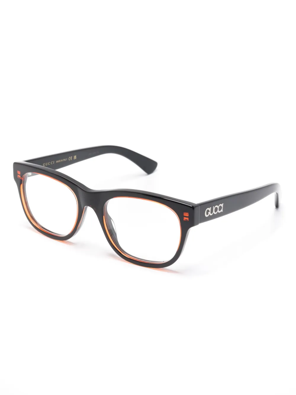 Gucci Eyewear wayfarer-frame glasses | Men | Image 2
