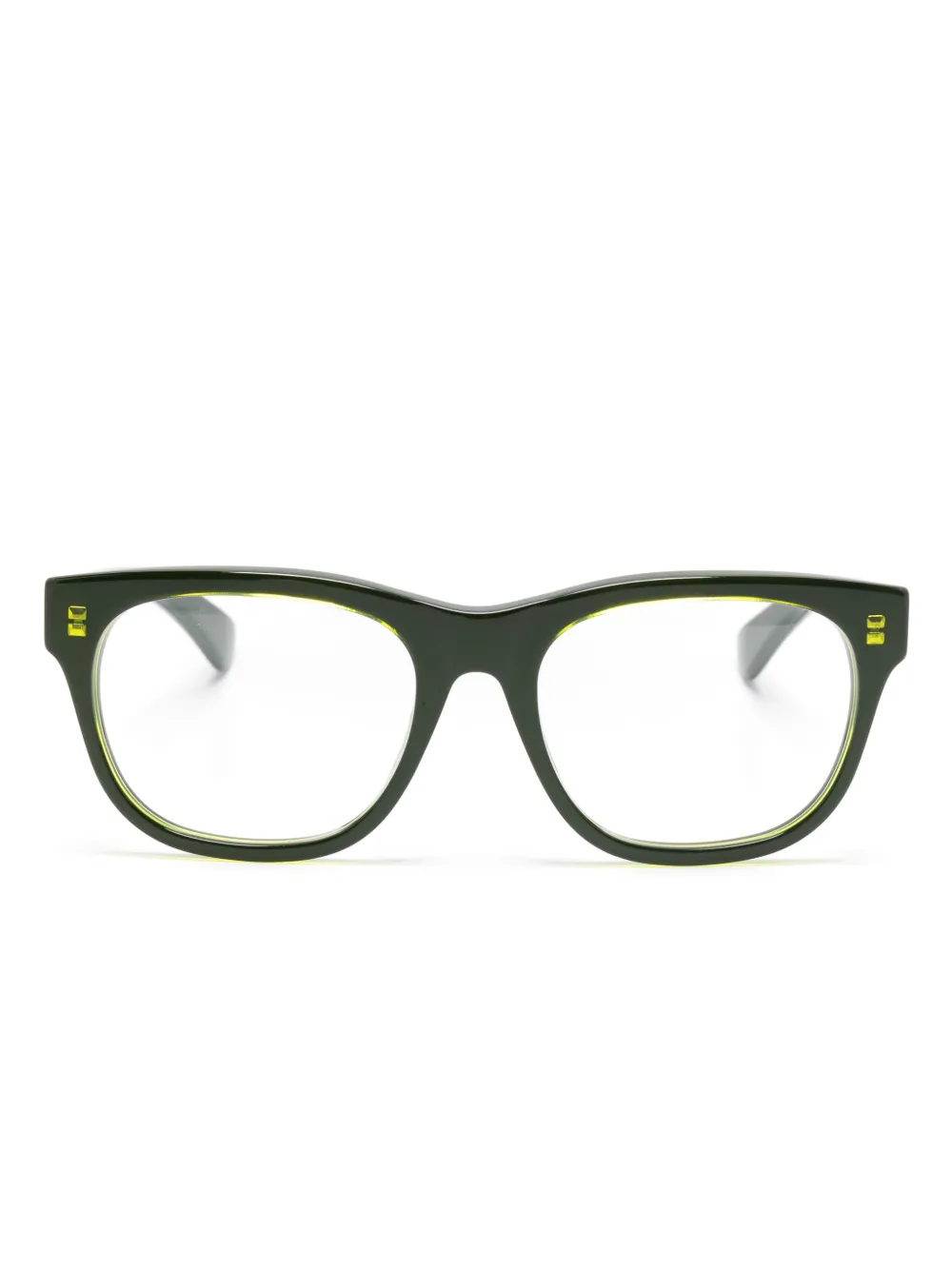 Gucci Eyewear square-frame glasses | Green | Image 1