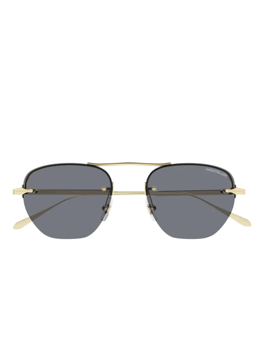 Montblanc pilot-frame sunglasses | Gold | Image 1