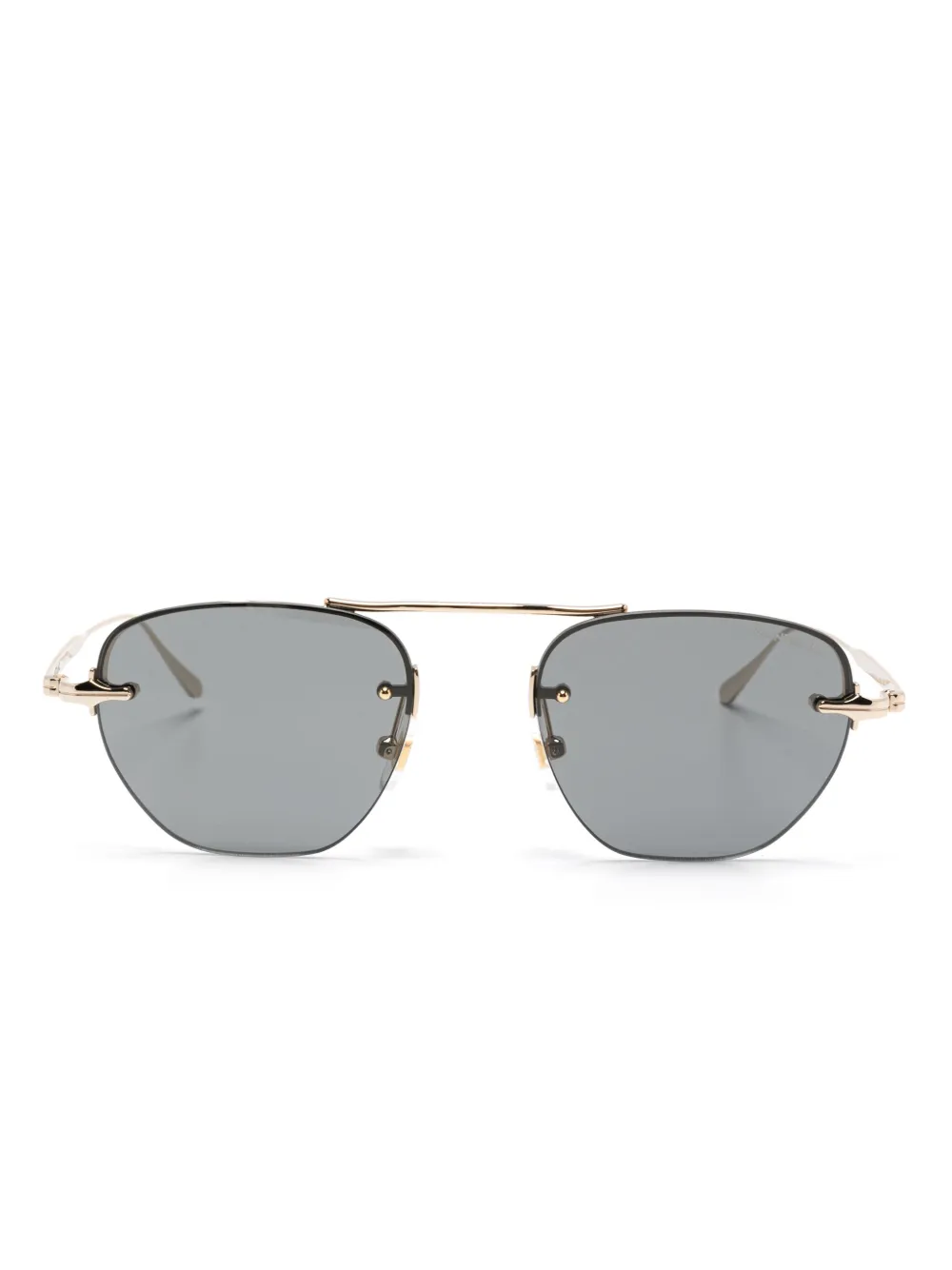 Montblanc pilot-frame sunglasses | Gold | Image 1