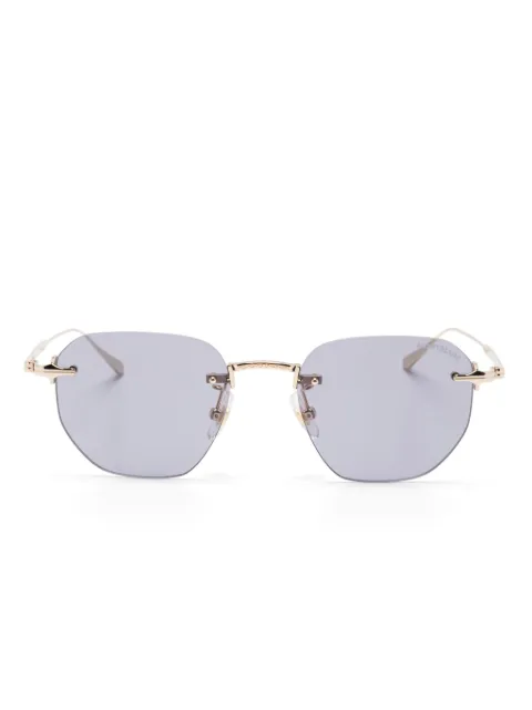 Montblanc lentes de sol con armazón cuadrada