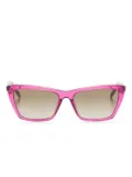 Saint Laurent Eyewear square-frame sunglasses - Pink