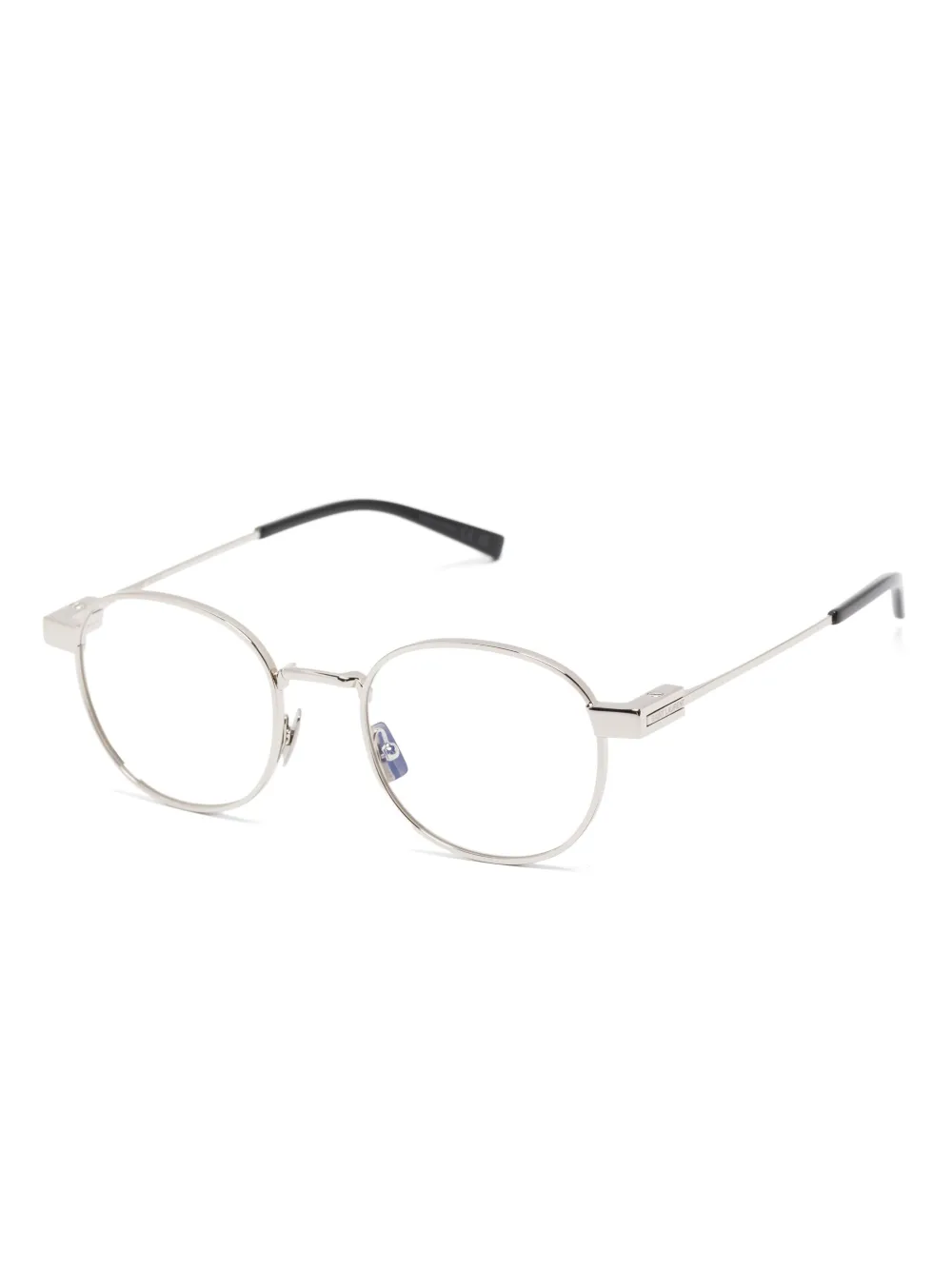 Saint Laurent Eyewear Bril met rond montuur Zilver