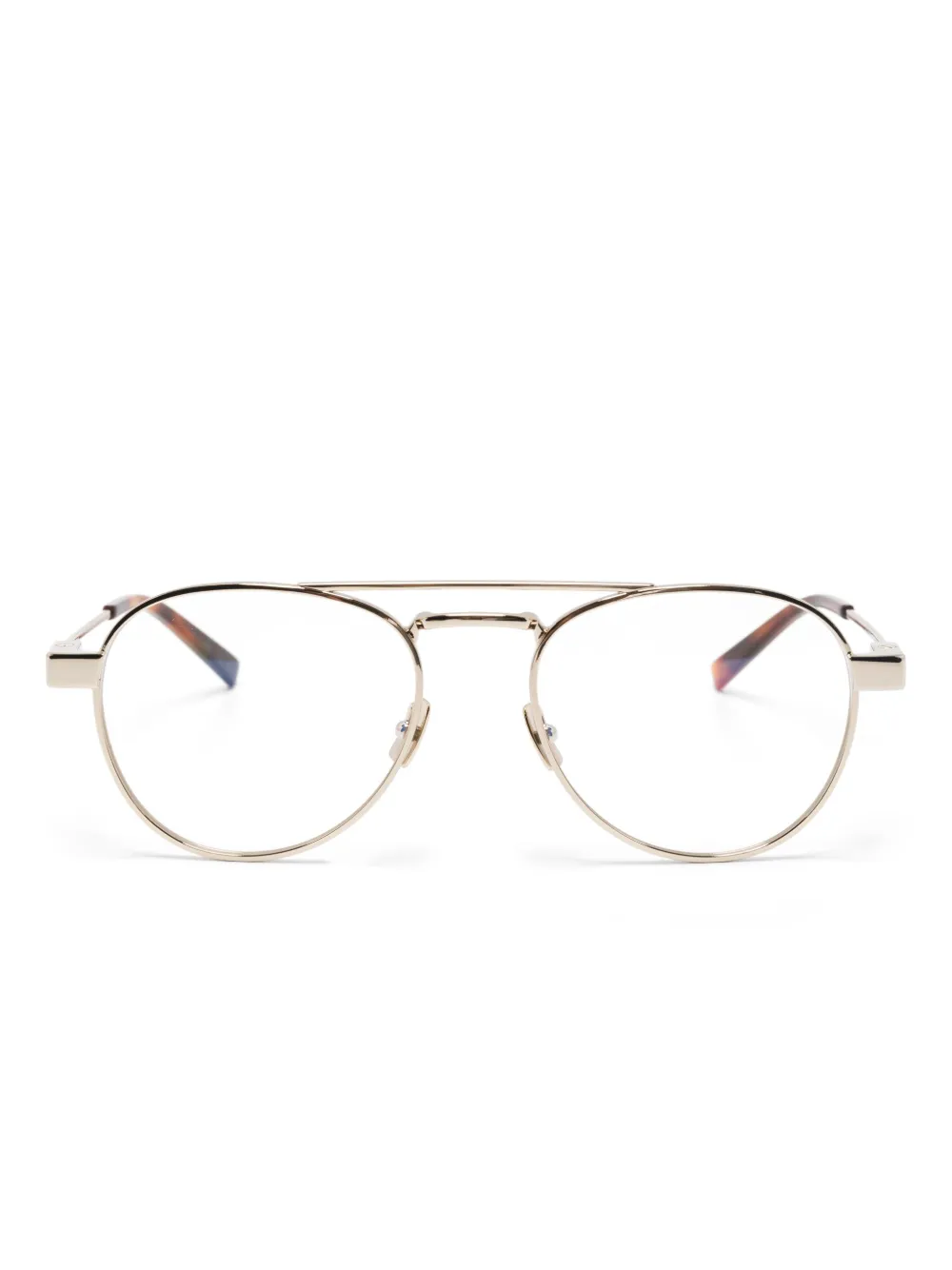 Saint Laurent Eyewear lunettes de vue à monture pilote | or | Image 1