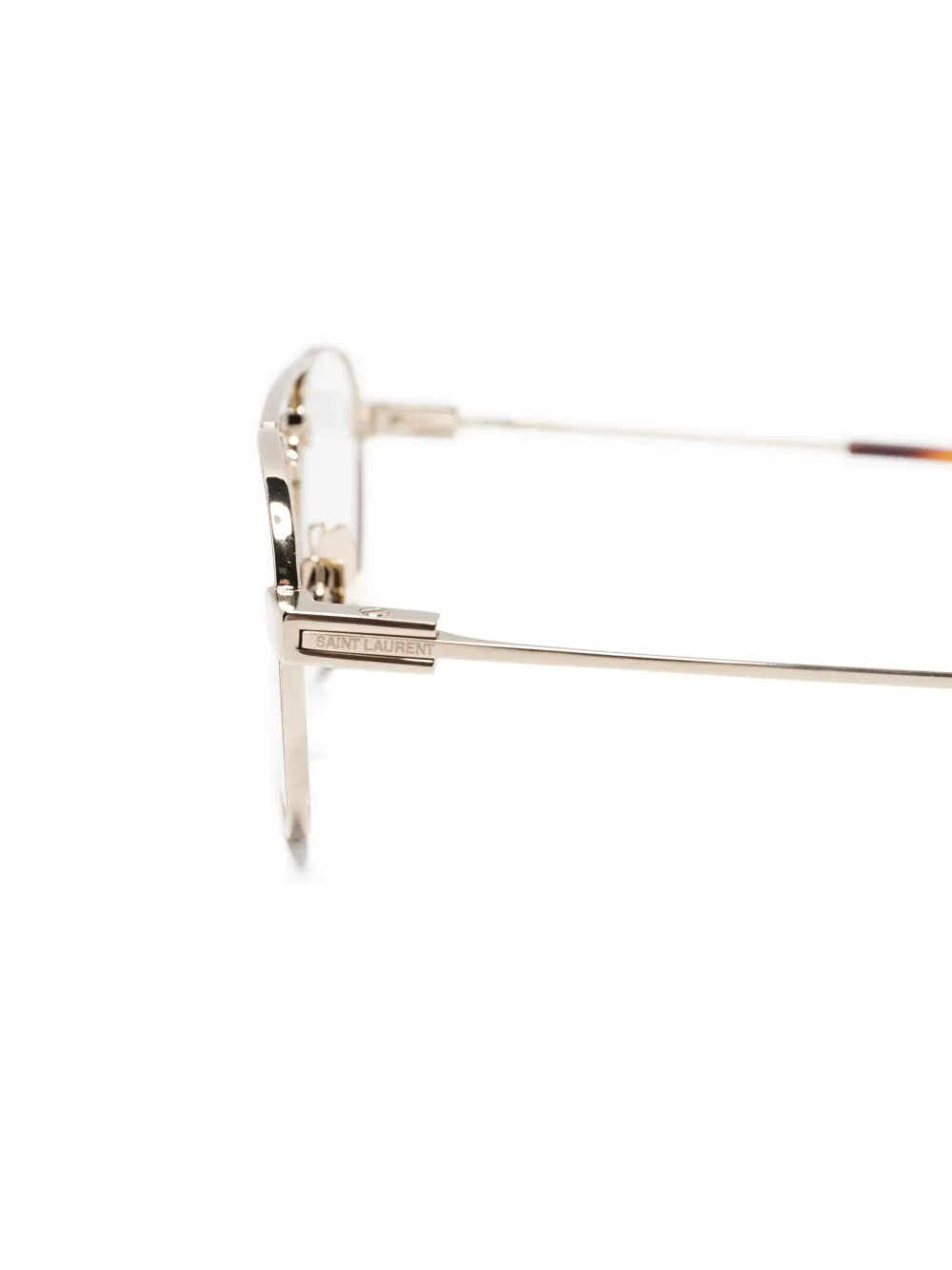 Saint Laurent Eyewear Bril met piloten montuur Goud