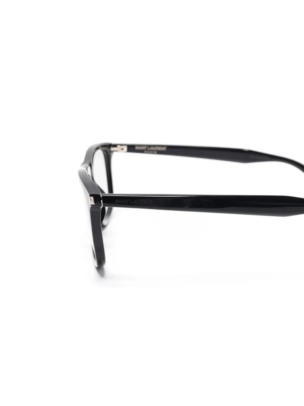 Saint Laurent Eyewear Bril met rechthoekig montuur Zwart