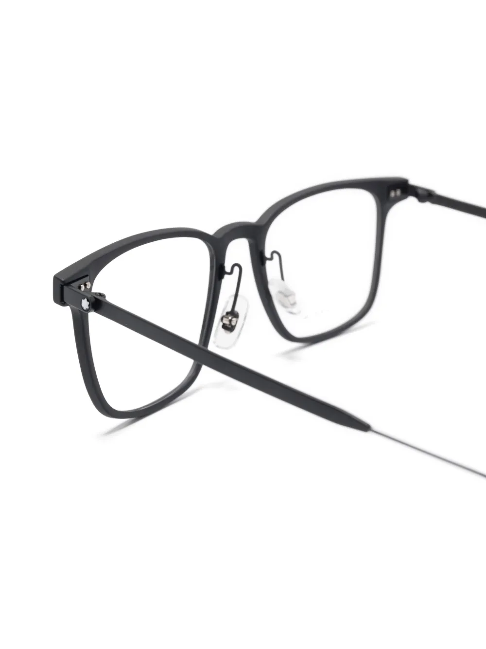 Montblanc Bril met vierkant montuur Zwart