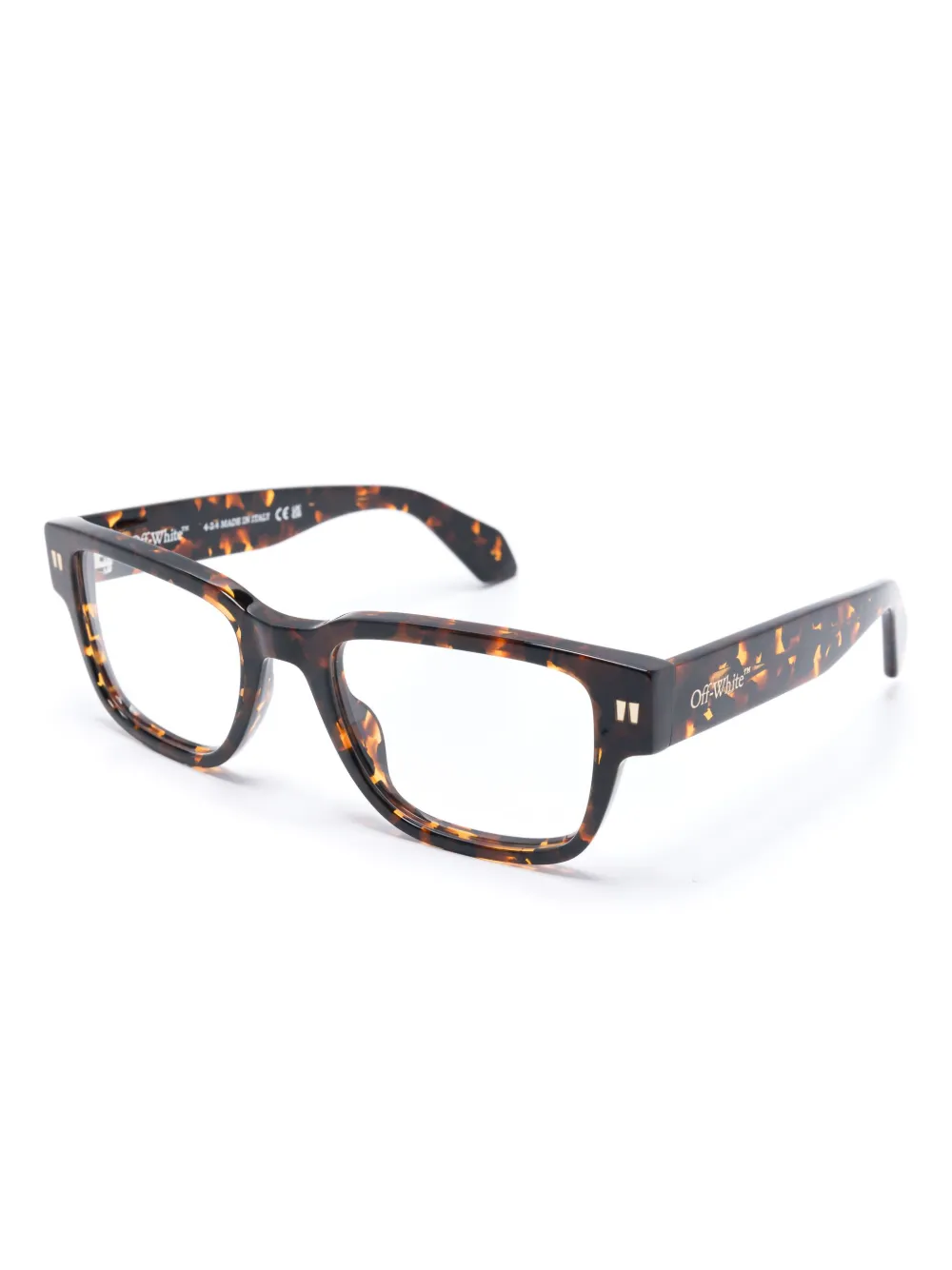Off-White Eyewear Style 7V bril Bruin