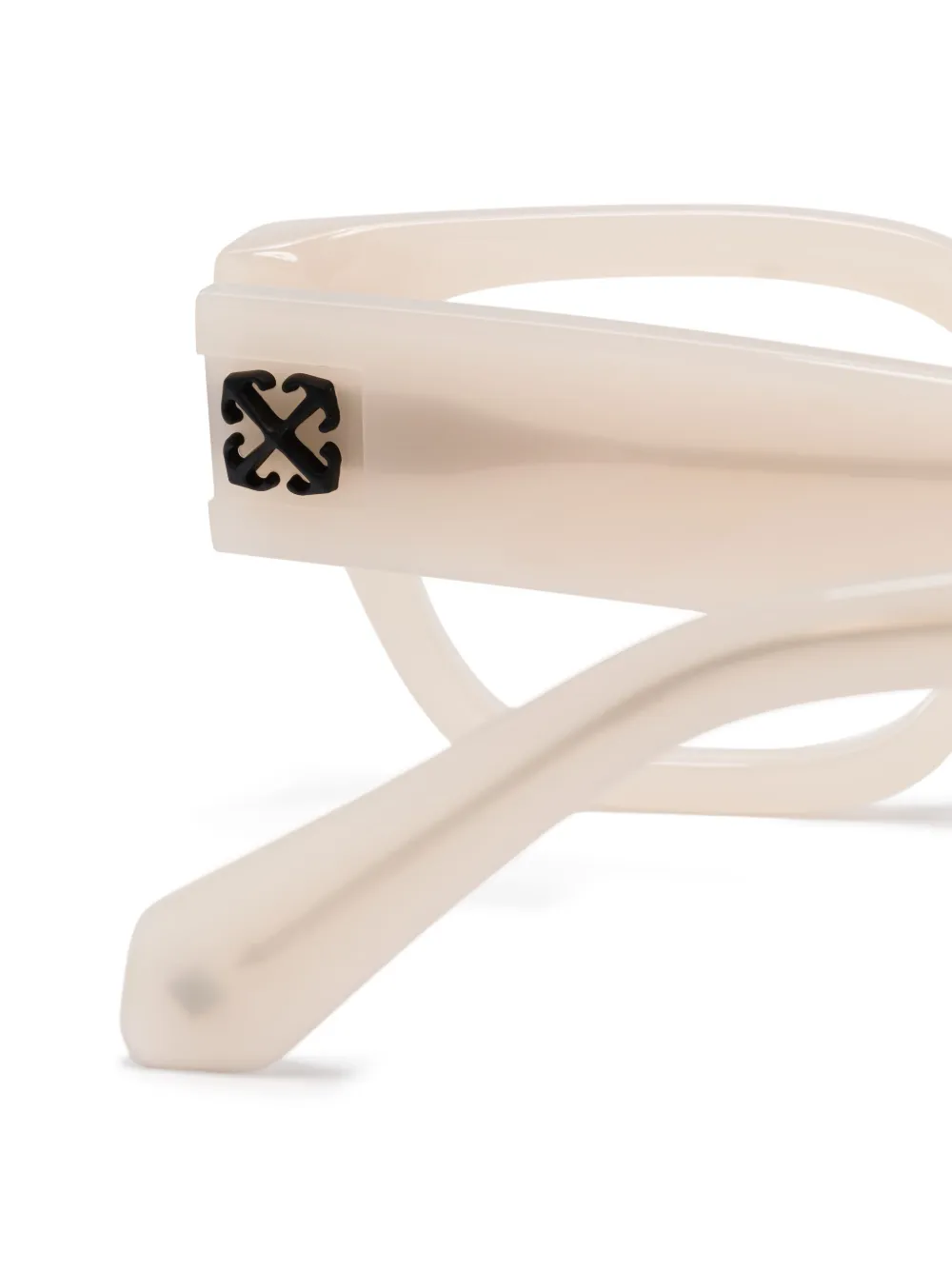 Off-White Eyewear Style bril Beige