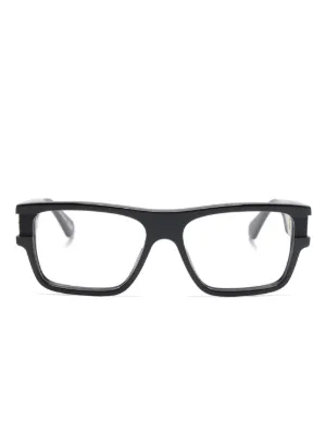 Off-White Eyewear Optical Style 50 スクエア眼鏡フレーム | ブラック