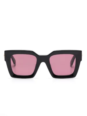 Off-White Eyewear スクエアフレーム サングラス | パープル | FARFETCH JP