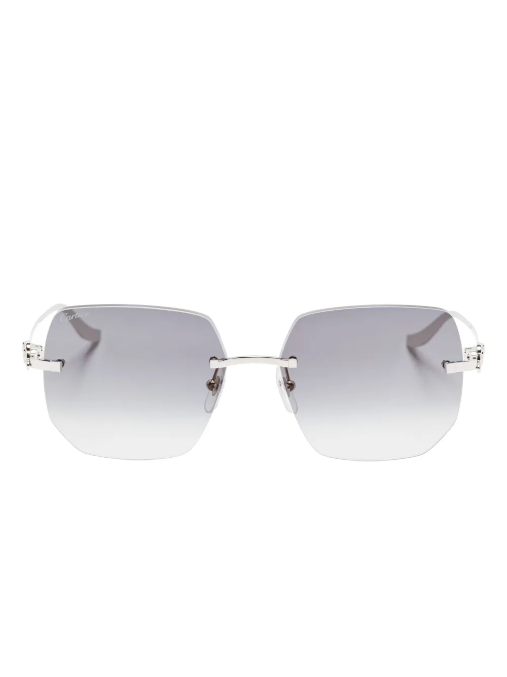 Cartier Eyewear Panthère de Cartier zonnebril Zilver