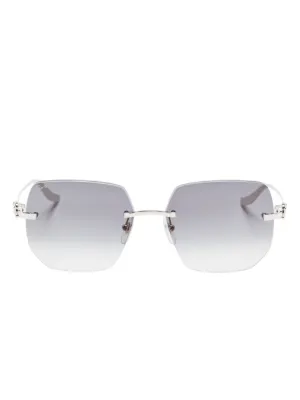 Cartier Eyewear クラッシュ ドゥ カルティエ サングラス | グレー
