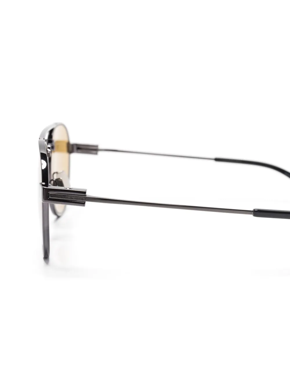 Saint Laurent Eyewear Zonnebril met piloten montuur Zwart