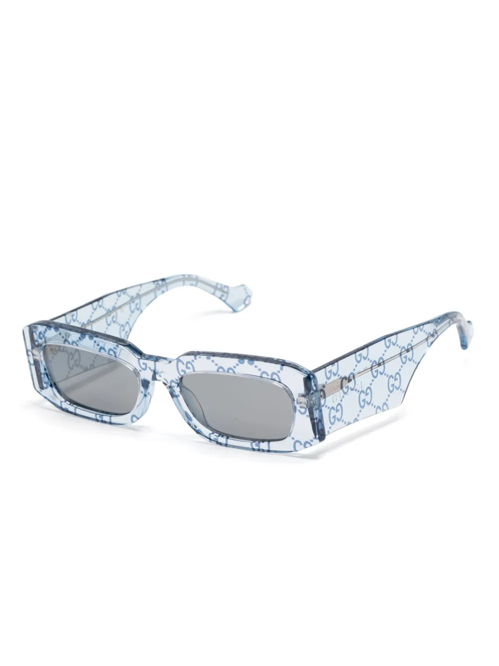 Gucci GG monogram rectangle-frame sunglasses | Men | Image 2