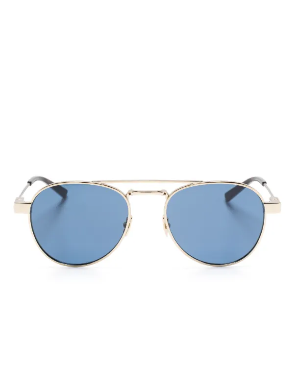 Saint Laurent Eyewear SL708 Sunglasses | Gold | FARFETCH ZA