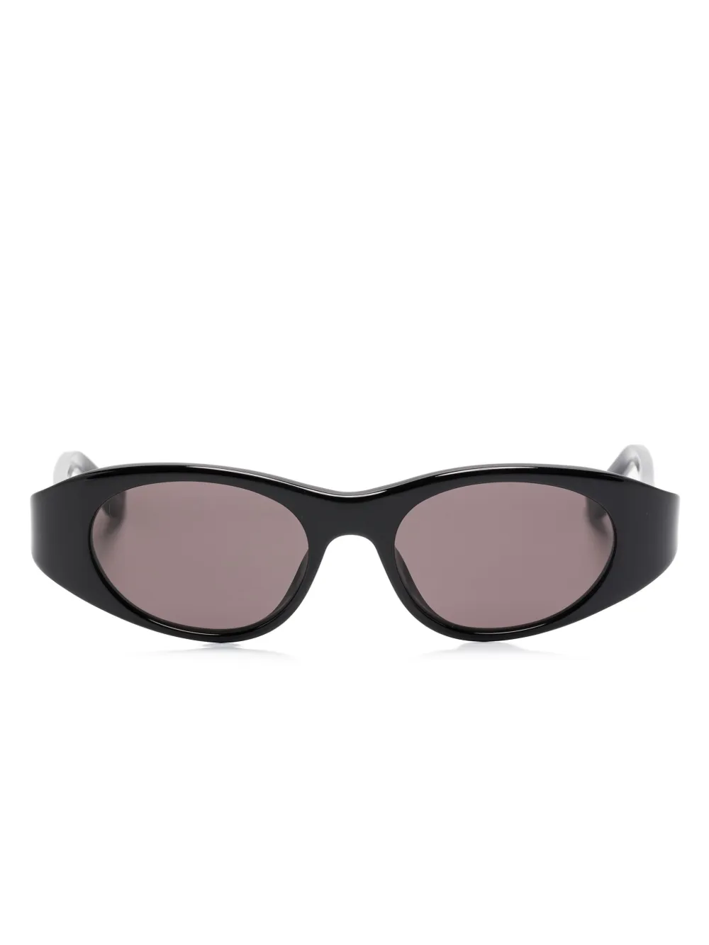Chloé Eyewear Zonnebril met ovalen montuur Zwart