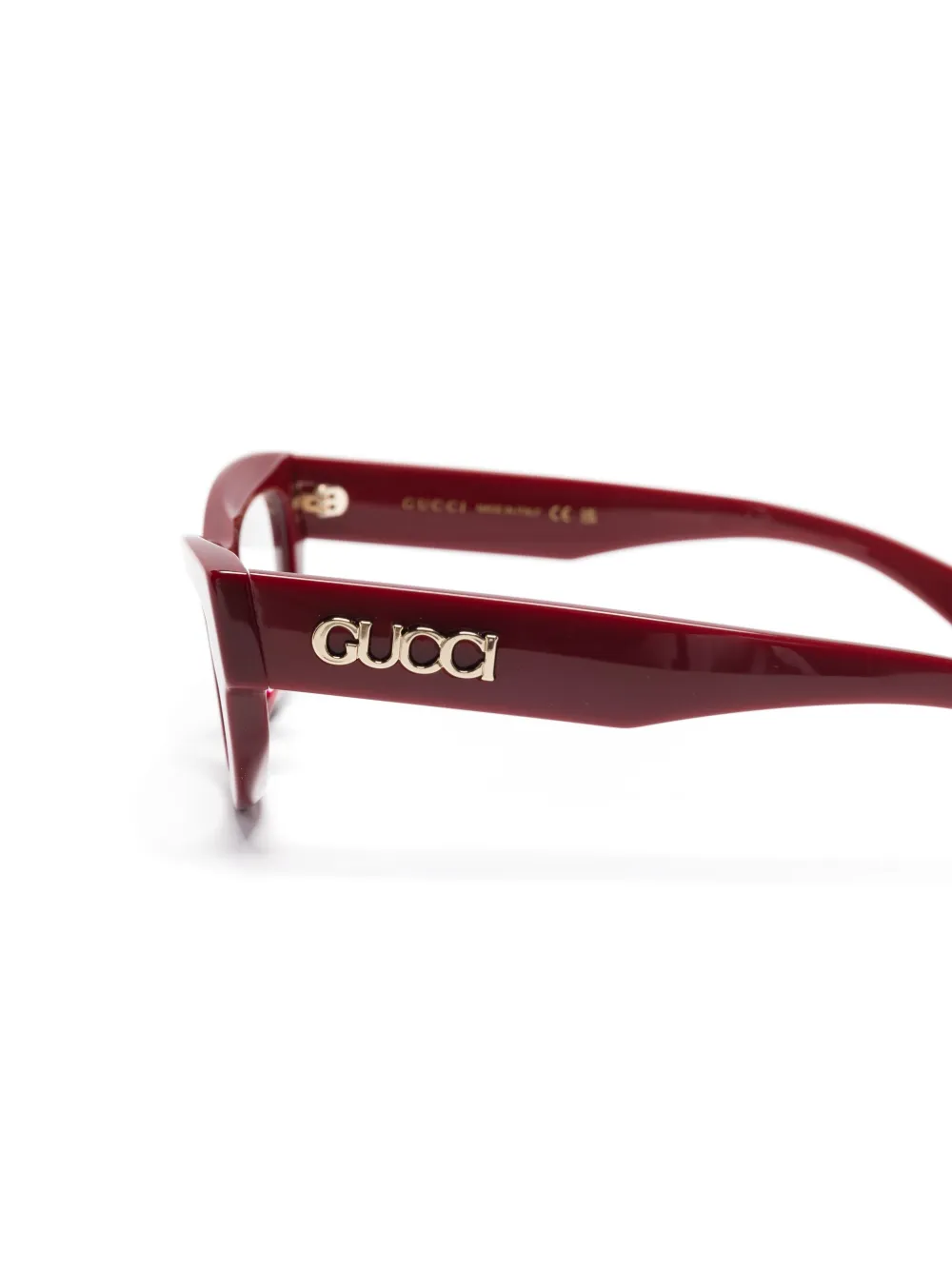 Gucci Eyewear Bril met cat-eye montuur Rood