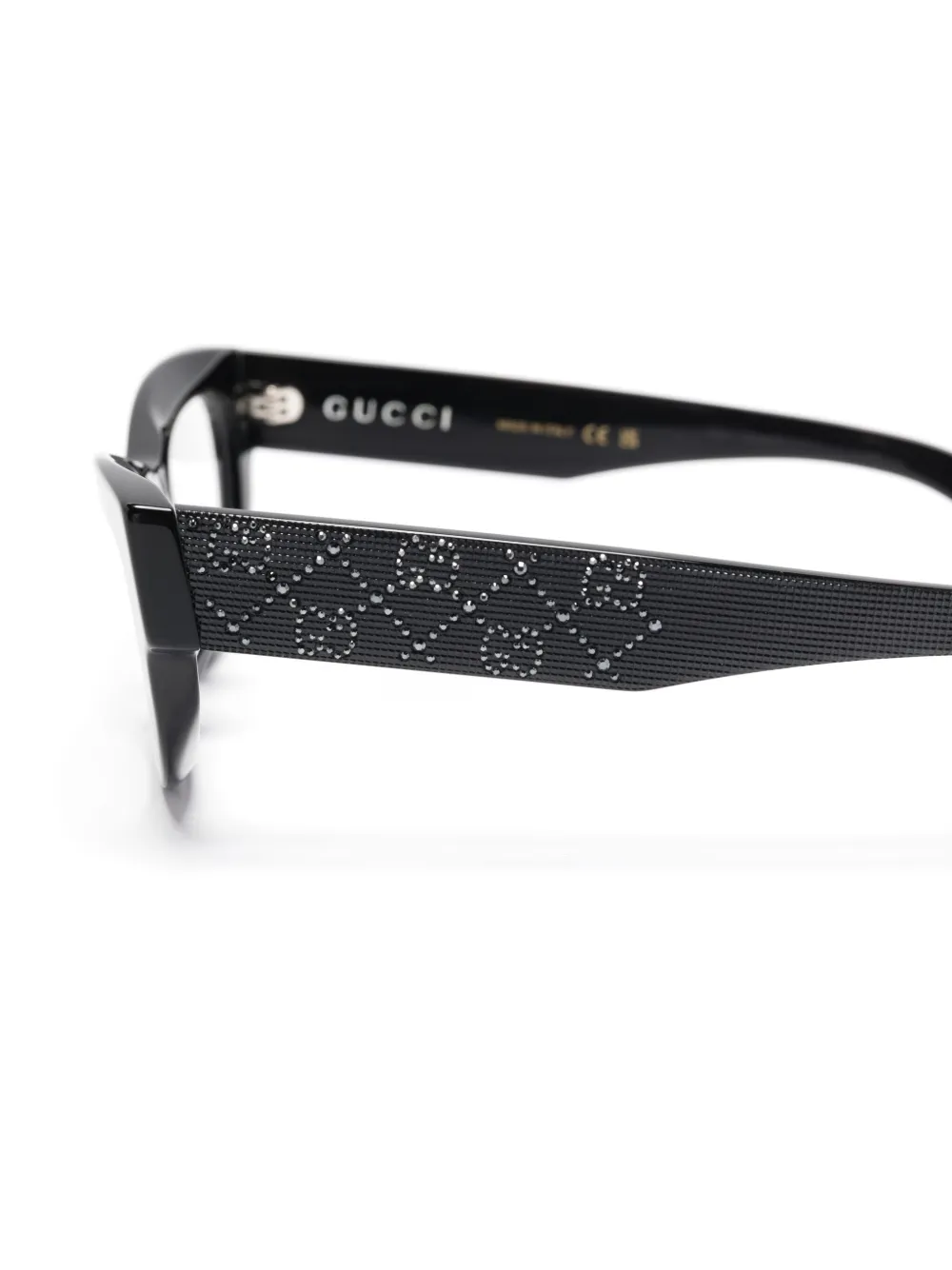 Gucci Eyewear Bril met cat-eye montuur Zwart