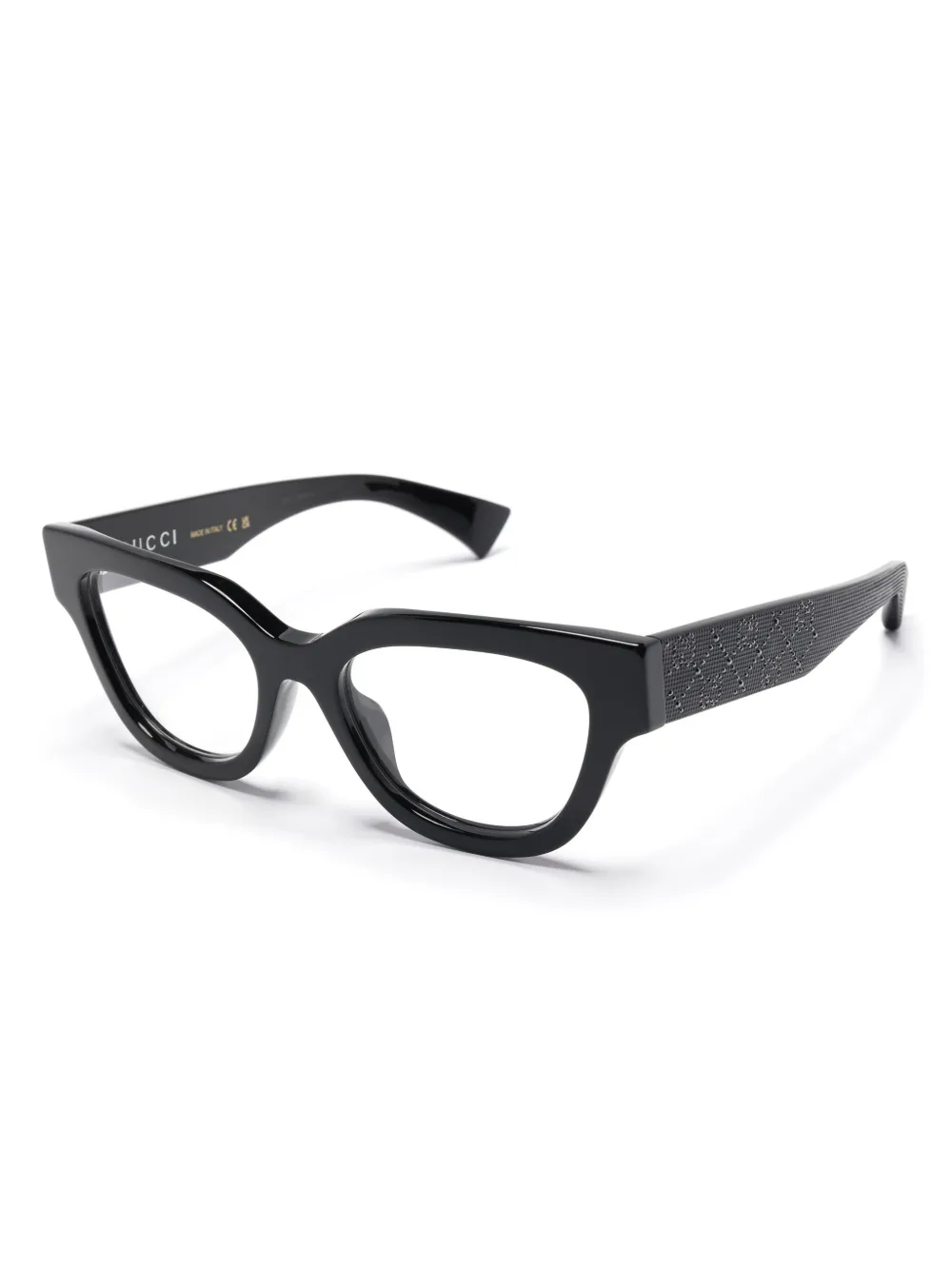 Gucci Eyewear Bril met cat-eye montuur Zwart