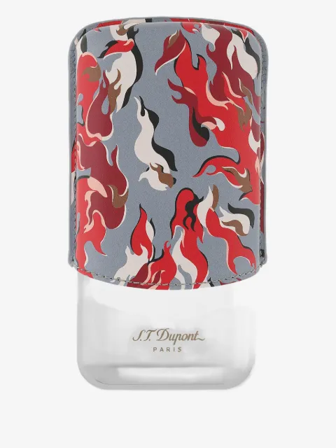 S.T. Dupont étui à cigares à motif flammes