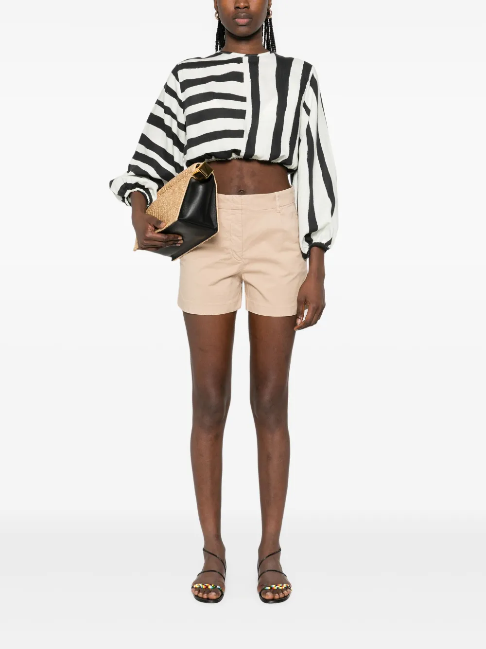 White Sand Diane shorts Beige