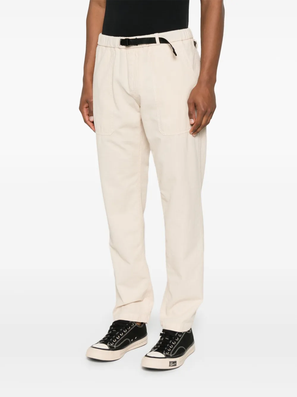 White Sand Katoenen broek Beige