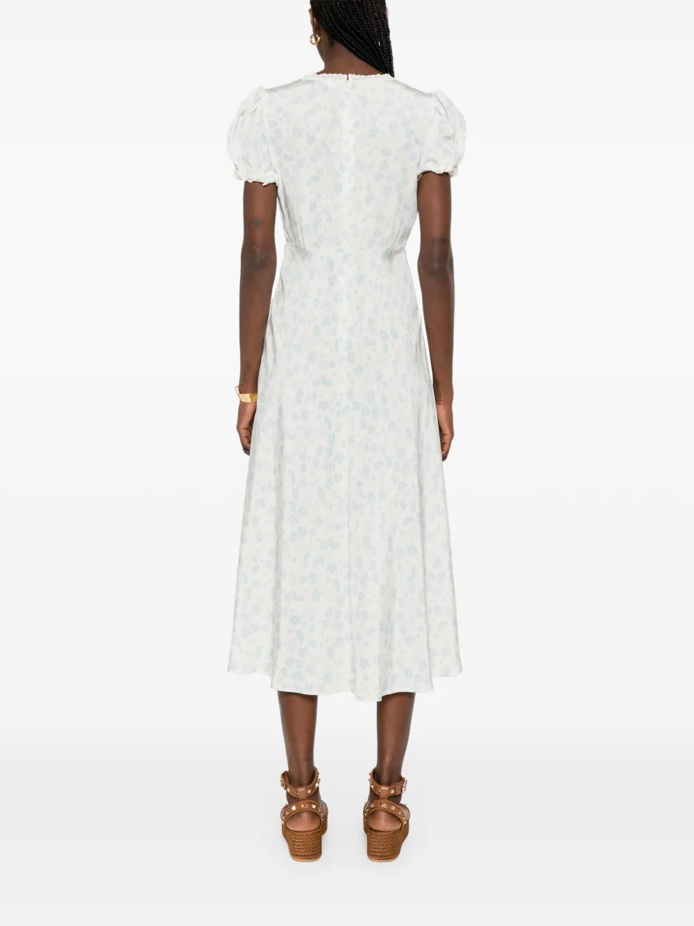Polo Ralph Lauren Maxi-jurk met bloemenprint Beige