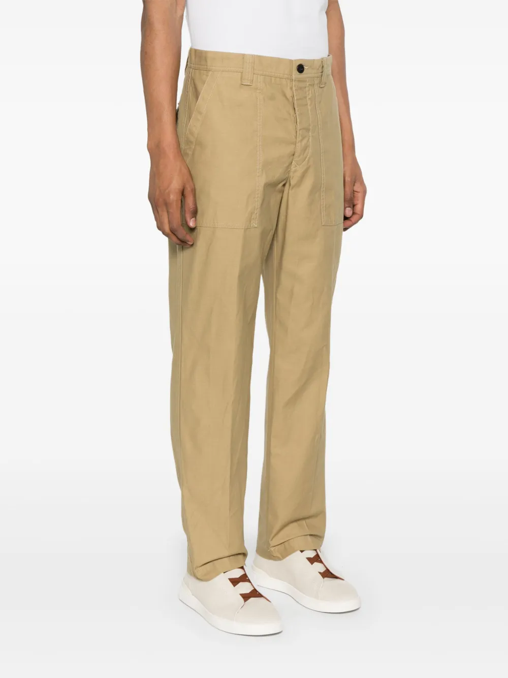 Incotex Katoenen broek Beige