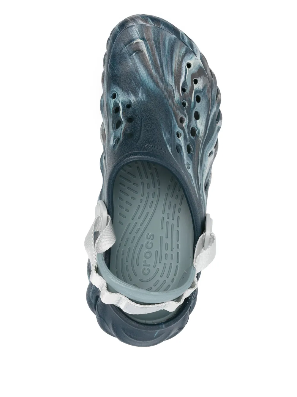 Crocs Marbled clog slides Blue
