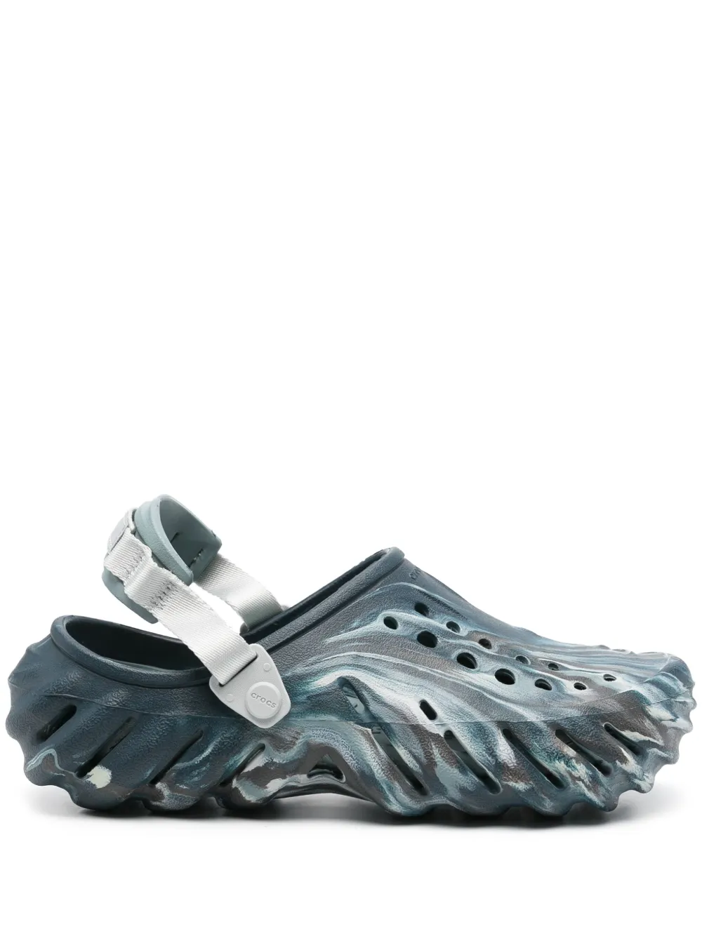 Crocs Marbled clog slides | Blue | Image 1