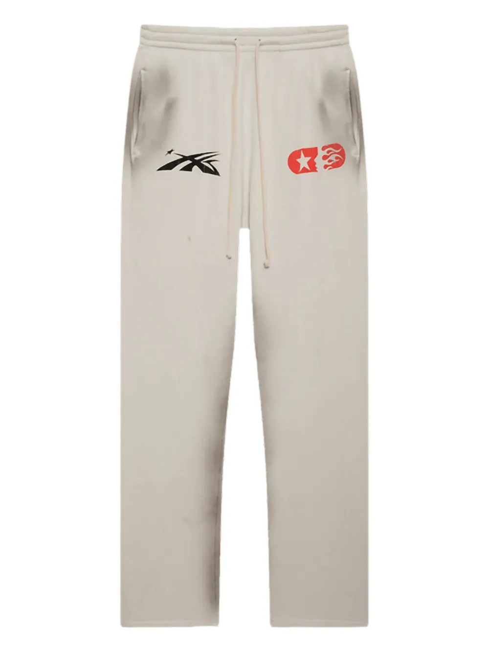 Hellstar If You Dont Like Us Beat Us Track Trousers In Neutral
