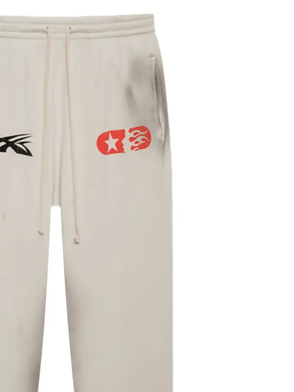 HELLSTAR If You Dont Like Us Beat Us Track Trousers | White | FARFETCH