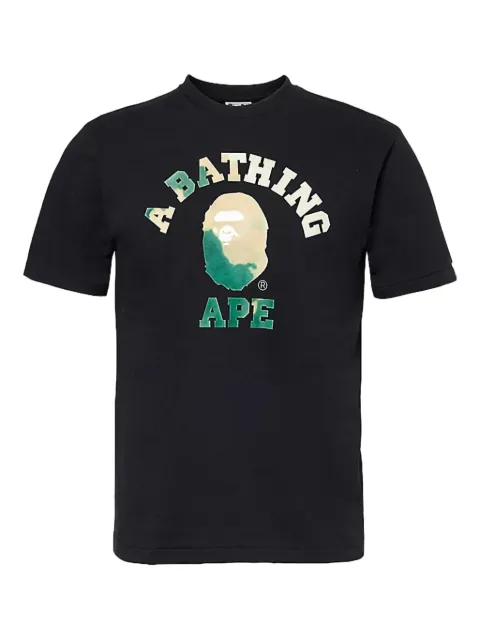 A BATHING APE® Tie Dye College T-shirt 