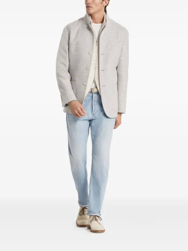 Brunello Cucinelli カシミア ジャケット | グレー | FARFETCH JP