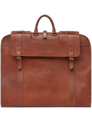 BRUNELLO CUCINELLIトラベルウィーケンダー レザーボストンバッグ Brunello Cucinelli Country Weekender Bag Travel Leather