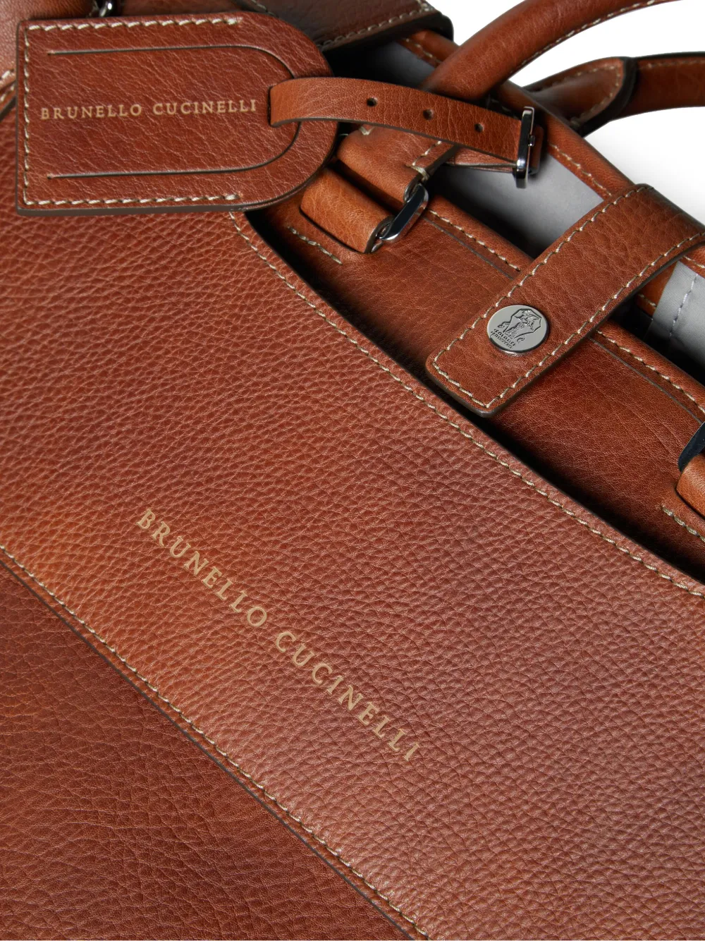 Brunello Cucinelli Garment reistas Bruin