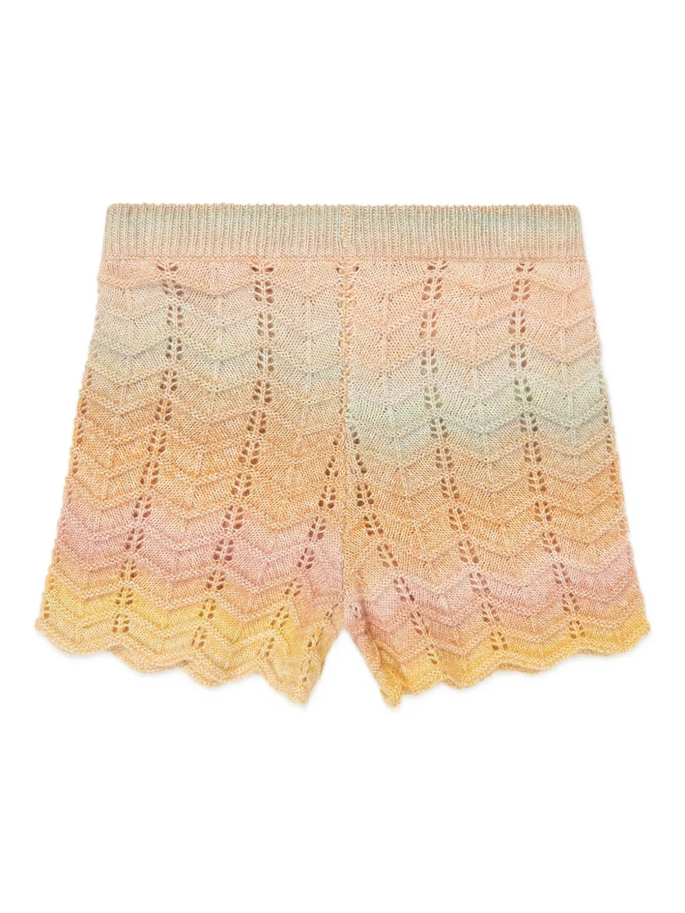 ZIMMER N Kids ombré crochet shorts Oranje