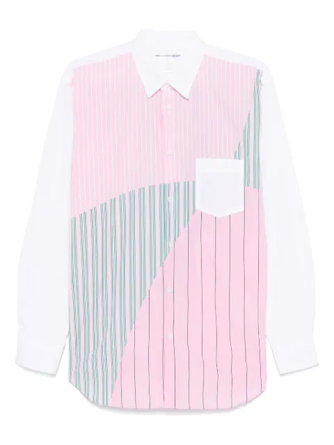 Comme Des Garçons Shirt camisa con diseño patchwork