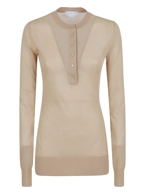 Stella McCartney button-placket cotton top