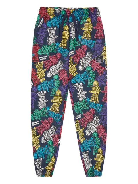 Billionaire Boys Club Kids Pantaloni sportivi con stampa Robot