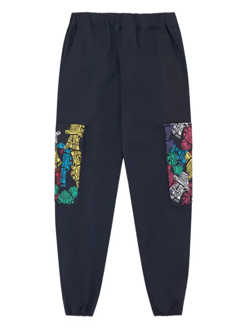 Billionaire Boys Club Kids Robot-print cargo pants