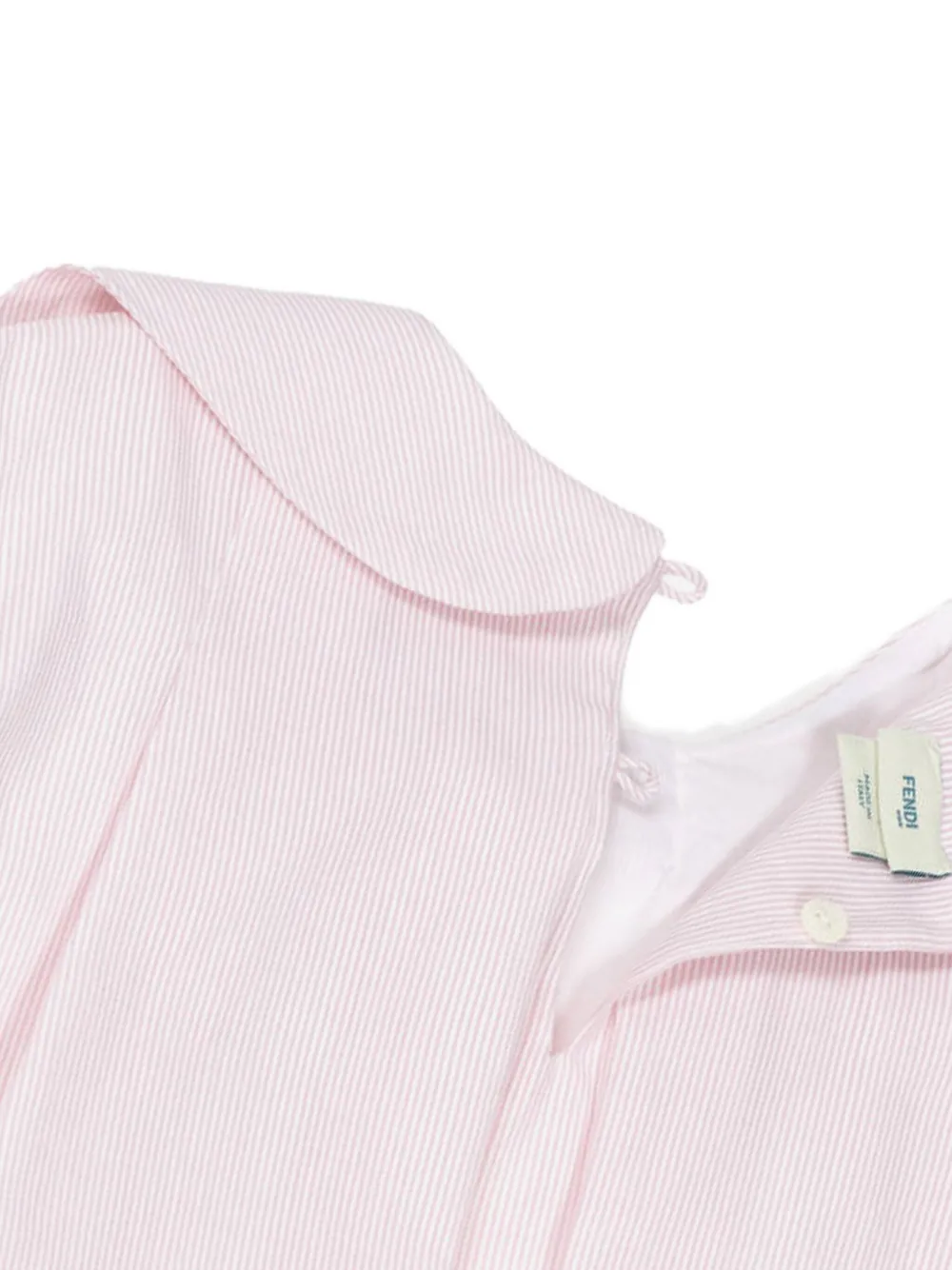 Fendi Kids Jurk met oversized strik Roze