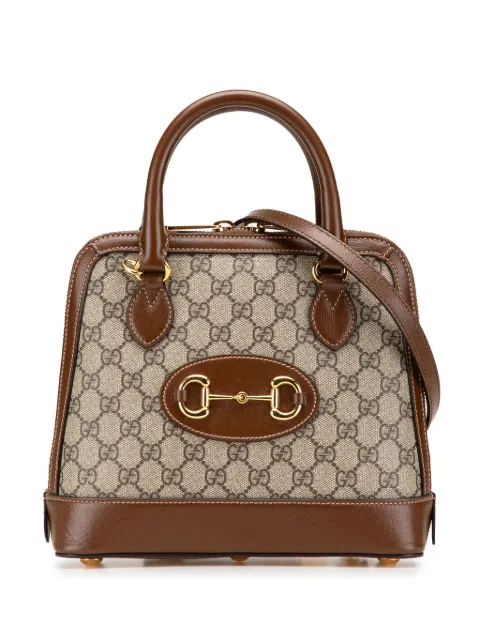 Gucci Pre-Owned 2016-present Small GG Supreme Horsebit 1955 satchel
