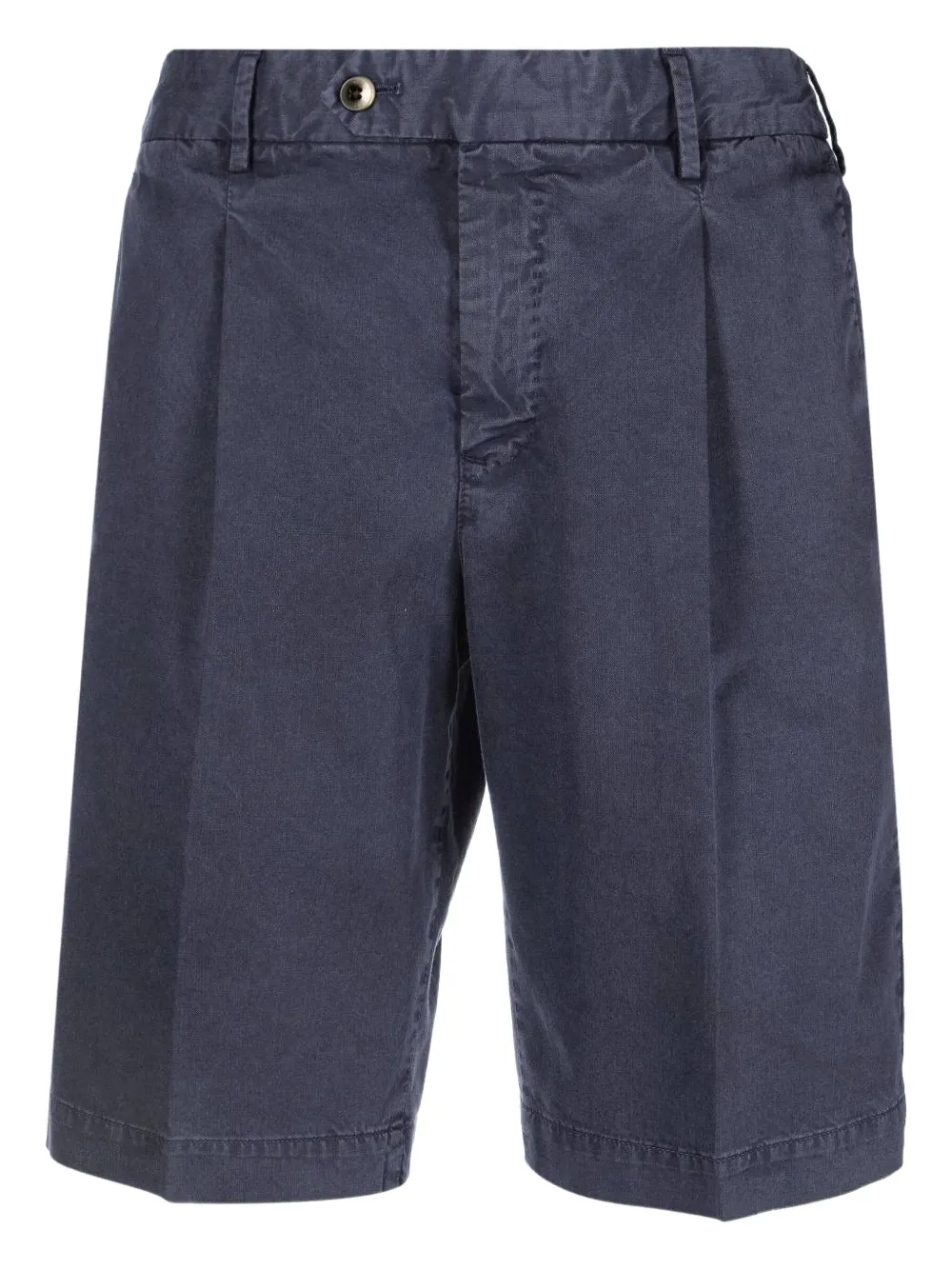 PT Torino pleat-detailed shorts Blauw