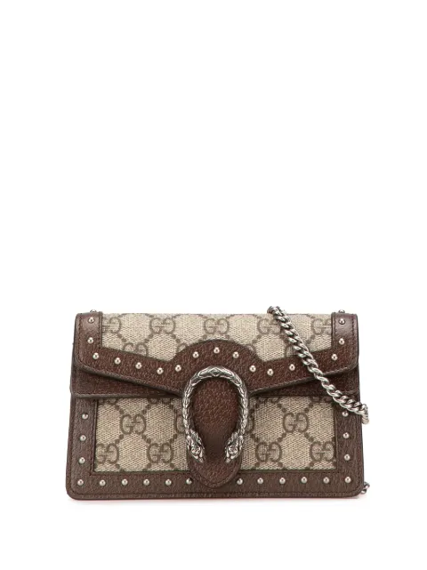 Gucci Pre-Owned 2016-2024 Super Mini GG Supreme Studs Dionysus crossbody bag