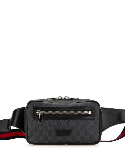 Gucci Pre-Owned GG Supreme Web midjeväska från 2000-2015