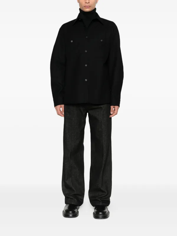 極美品　GIVENCHY ブラック レース シャツ　ジャケット　ブルゾン Givenchy シャツジャケット | ブラック | FARFETCH JP