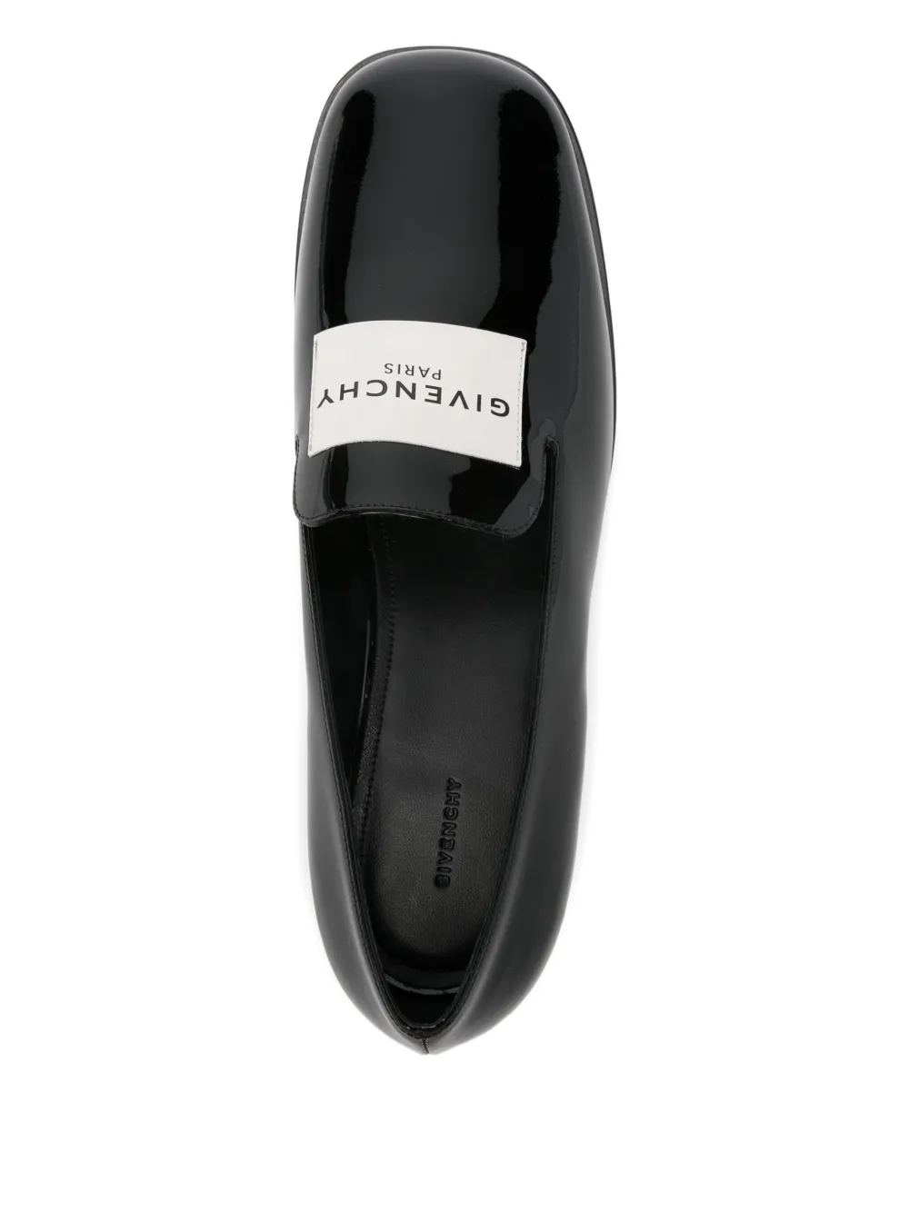 Givenchy Tux logo-patch loafers Zwart